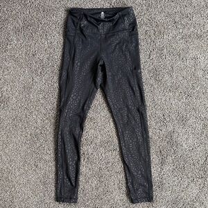 Senita Athletics Lux seamed Leopard Leggings